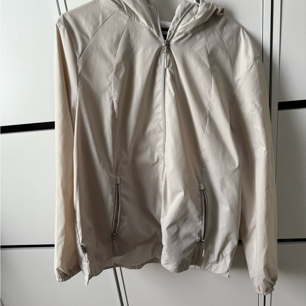 Free Country Cream Utility Jacket Lightweight Windbreaker
